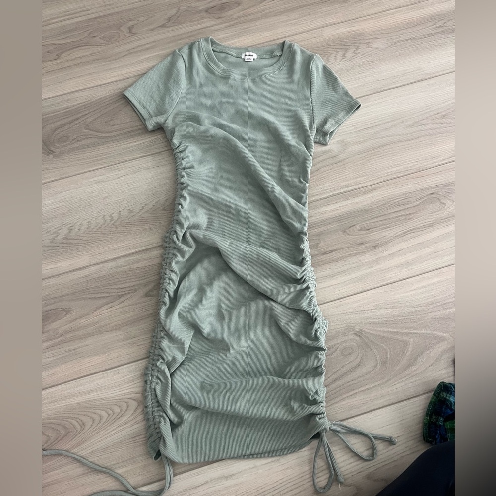 Garage tie up dress